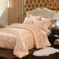 New Design Luxury Jacquard Woven Silk Bedding Set